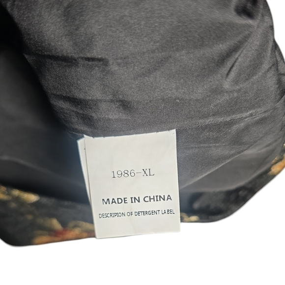 NWT Gorgeous Floral Tapestry Cropped Blazer With Peter Pan Collar Size M - Picture 4 of 8